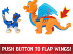 Paw Patrol Rescue Knights Chase And Dragon Draco Action Figures Set