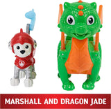 Paw Patrol Rescue Knights Marshall And Dragon Jade Action Figures Set