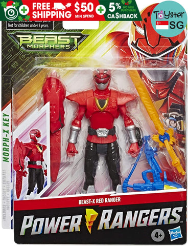 Power Rangers Beast Morphers Beast-X Red Ranger Action Figure