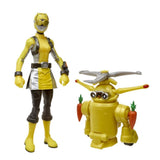 Power Rangers Beast Morphers Yellow Ranger And Morphin Jax Beastbot 6-Inch Action Figure 2-Pack
