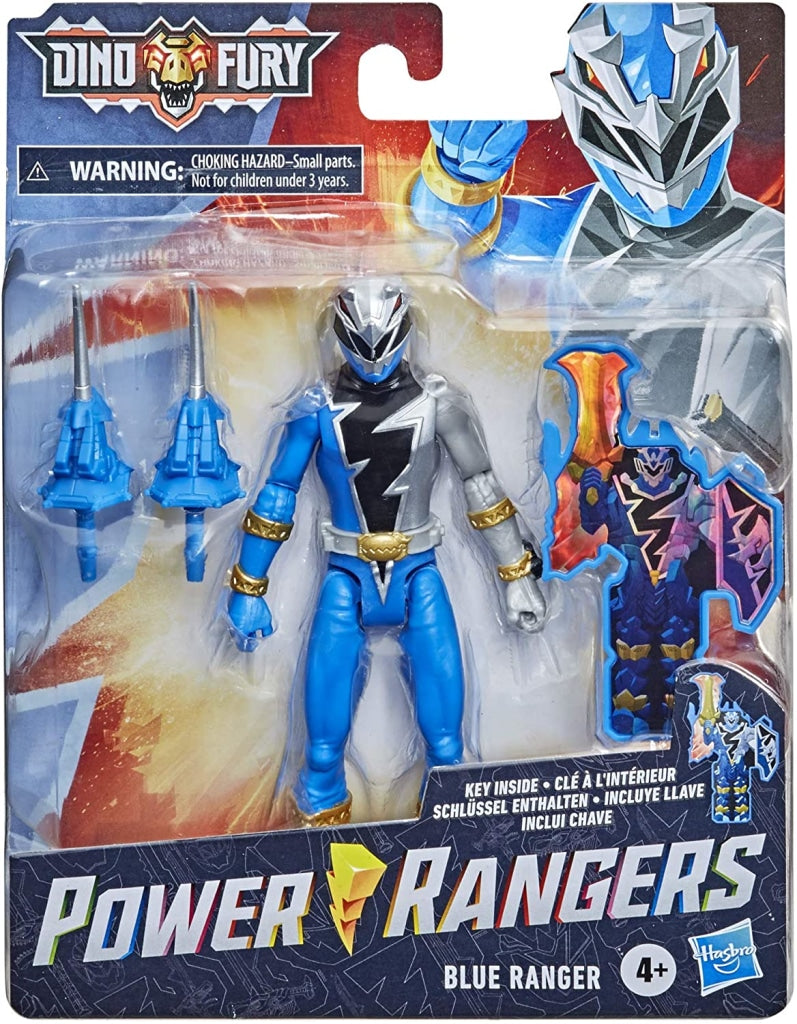 Power Rangers Dino Fury Blue Ranger 6-Inch Action Figure