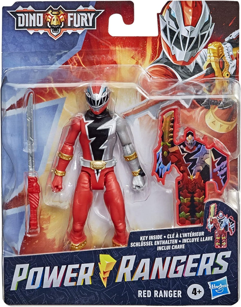 Power Rangers Dino Fury Red Ranger 6-Inch Action Figure