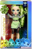 Rainbow High Cheer Jade Hunter Green Fashion Doll With Pom Poms