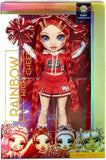 Rainbow High Cheer Ruby Anderson Red Fashion Doll With Pom Poms