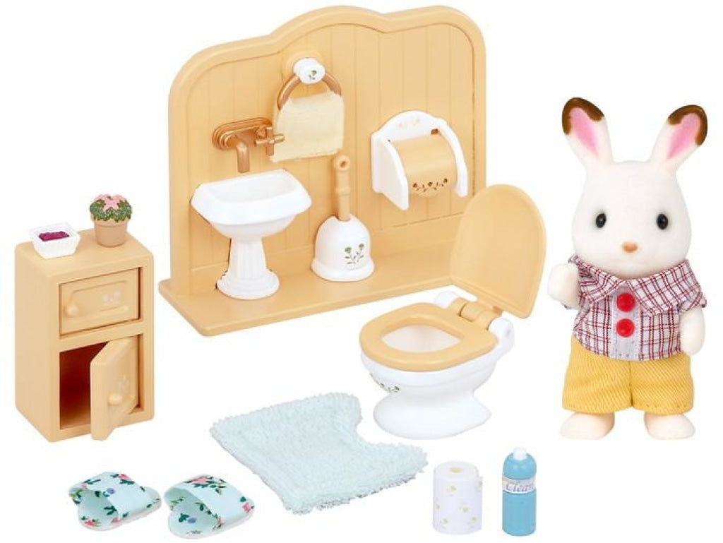 Sylvanian Families Chocolate Rabbit Brother Set - Free Gift