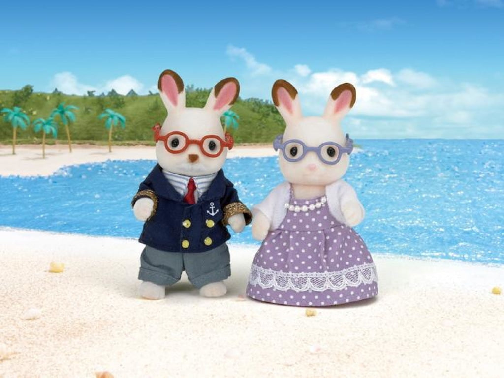 Sylvanian Families Chocolate Rabbit Grandparents