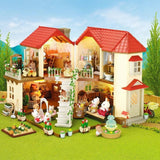 Sylvanian Families City House With Lights Gift Set G - Free