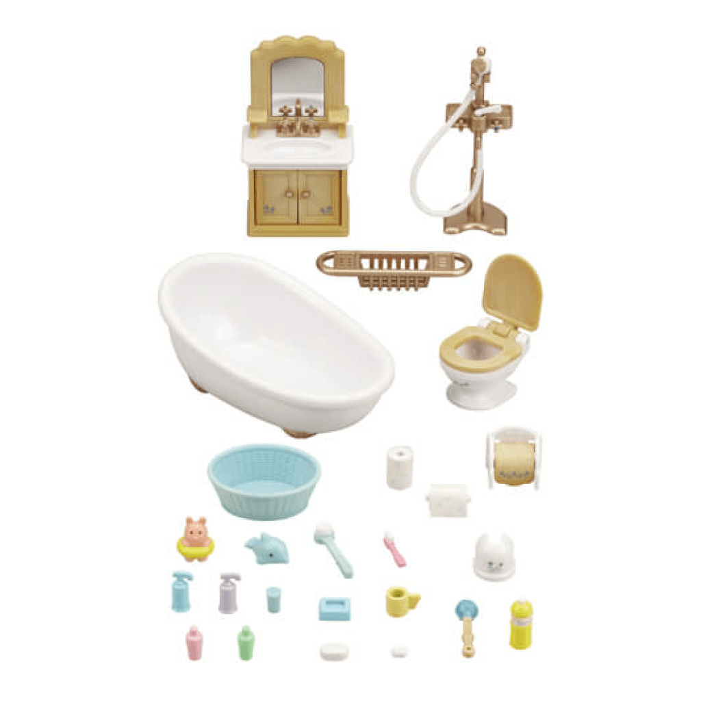 Sylvanian Families Country Bathroom Set - Free Gift