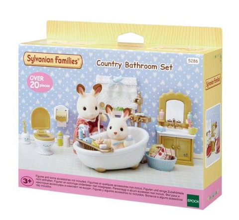 Sylvanian Families Country Bathroom Set - Free Gift