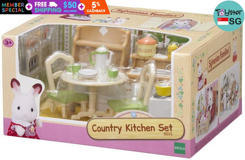 Sylvanian Families Country Kitchen Set - Free Gift