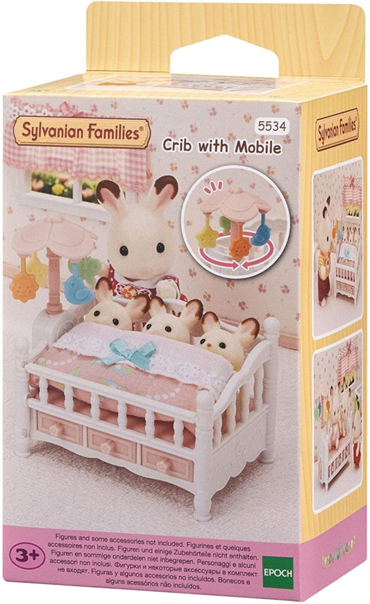 Sylvanian Families Crib With Mobile - Free Gift