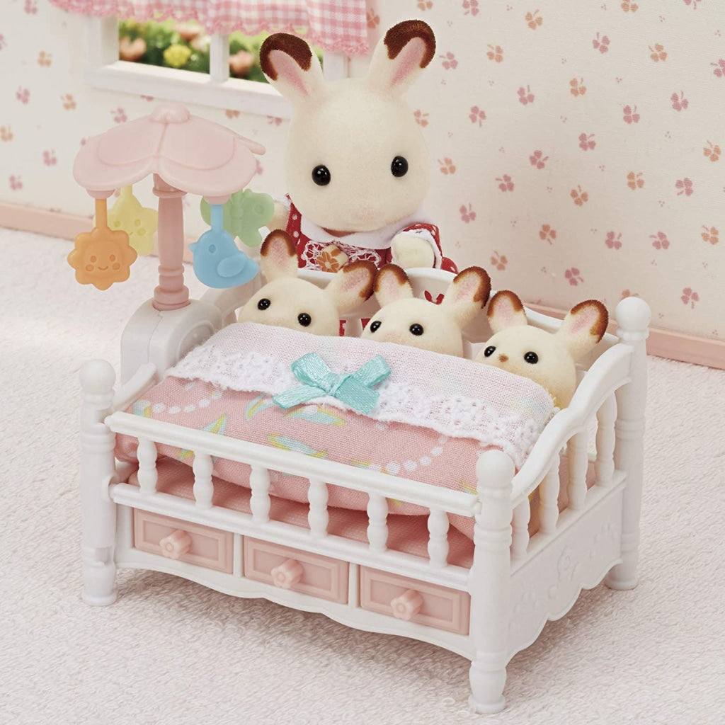 Sylvanian Families Crib With Mobile - Free Gift