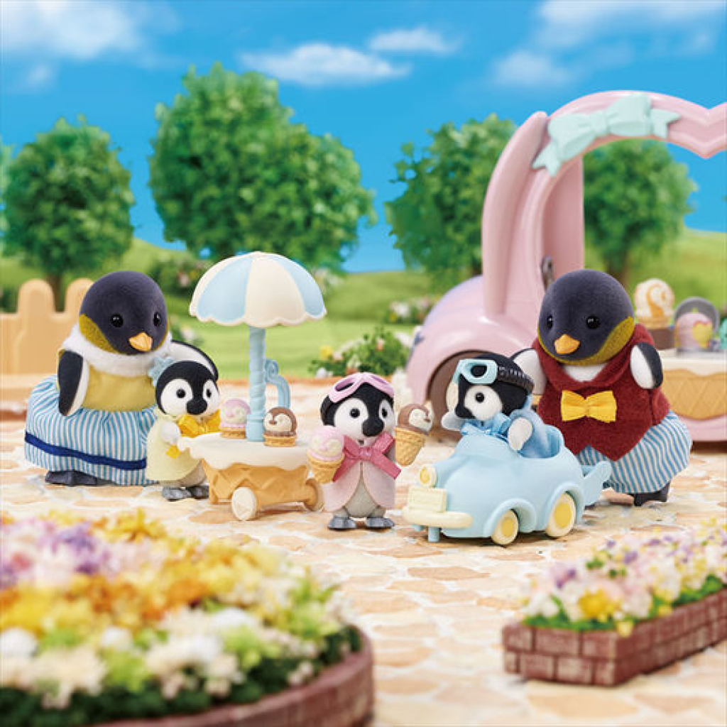 Sylvanian Families Penguin Babies Ride N Play