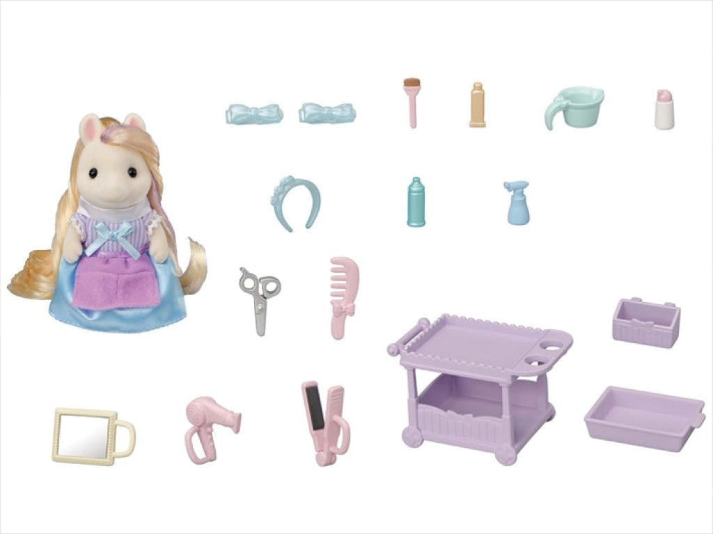 Sylvanian Families Ponys Hair Stylist Set - Free Gift