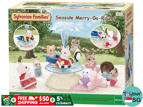 Sylvanian Families Seaside Merry-Go-Round - Free Gift