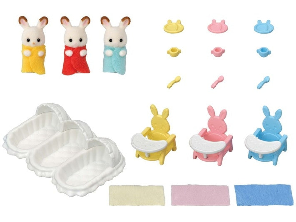 Sylvanian Families Triplets Care Set - Free Gift