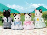 Sylvanian Families Tuxedo Cat Family