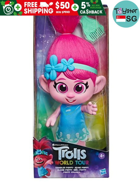 Hasbro Play-Doh Trolls Poppy World Tour Rainbow Hair Styling Toy