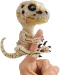 Untamed Skeleton Raptor By Fingerlings Gloom (Sand) Interactive Collectible Dinosaur Wowwee