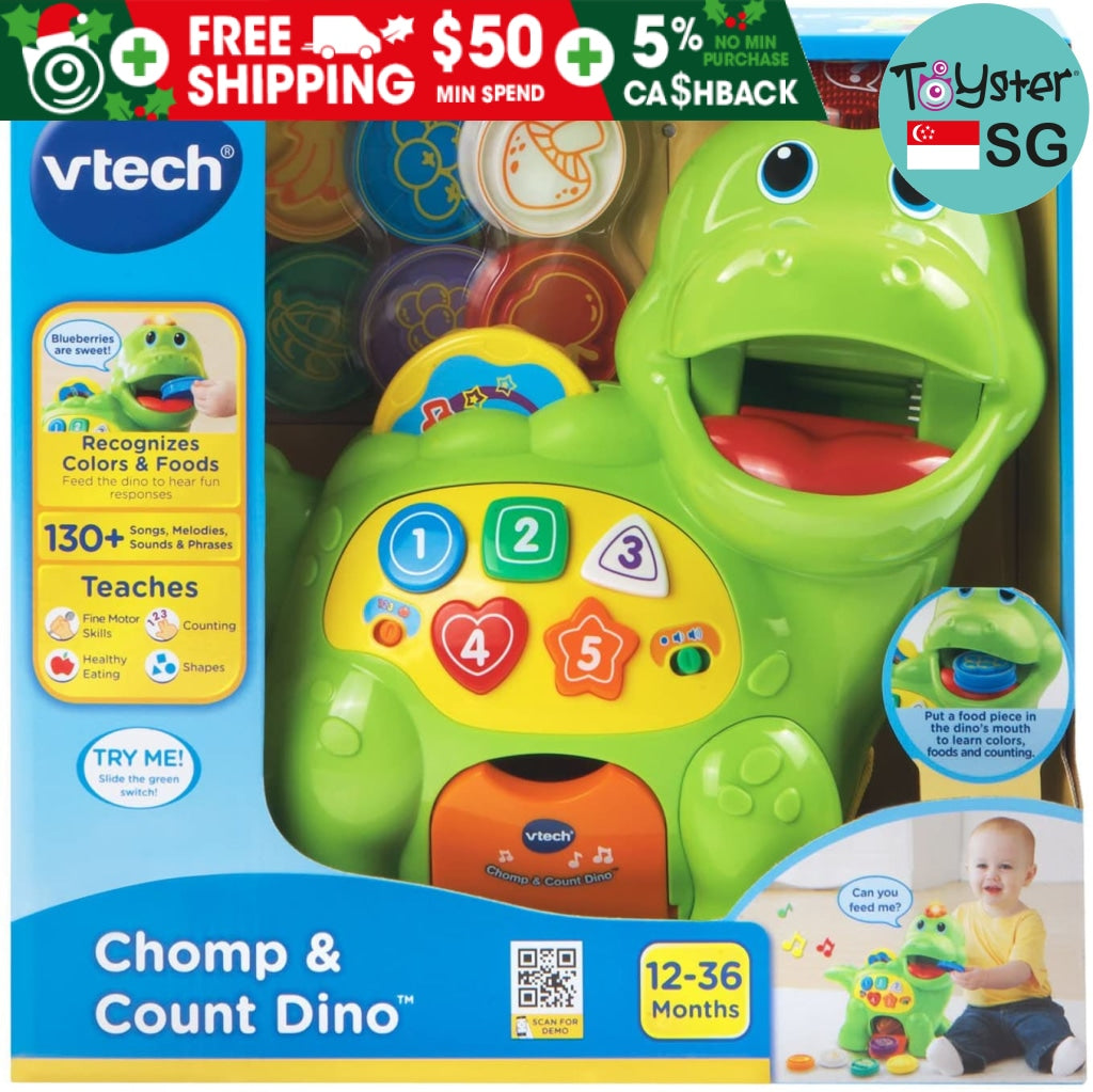 Vtech chomp top and count dino