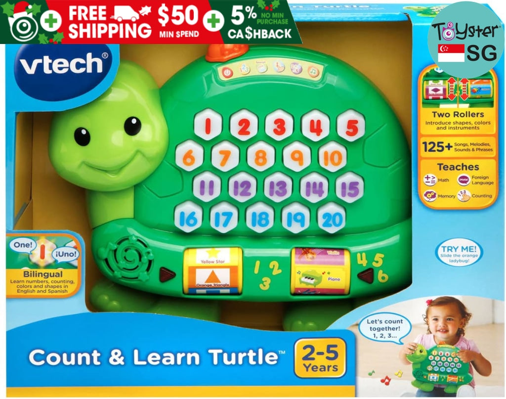 Vtech number fun deals turtle