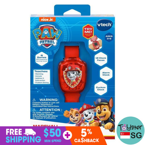 Vtech Paw Patrol Marshall Learning Watch Red