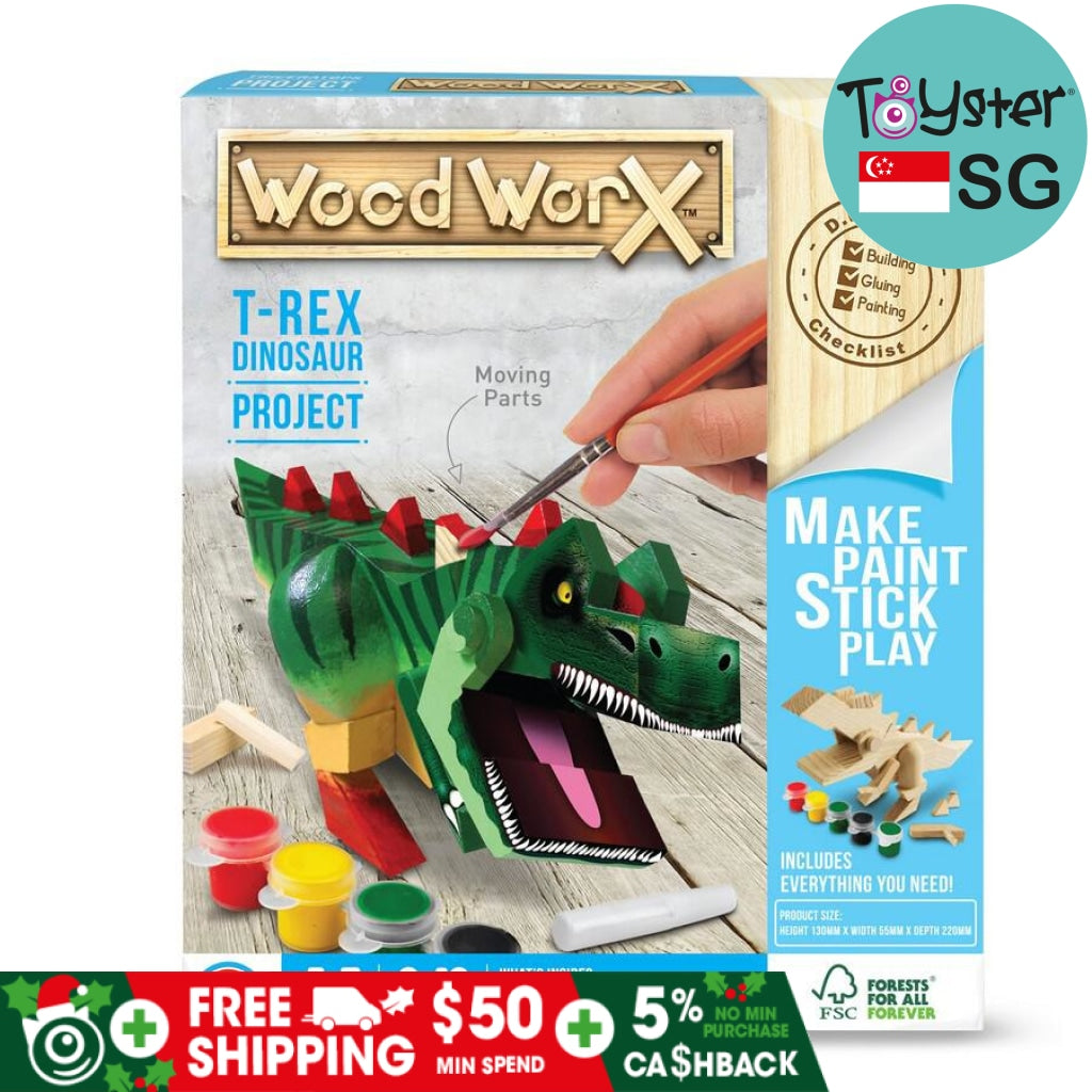 Wood WorX T Rex TOYSTER Singapore Toyster