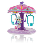 Wowwee Fingerlings Playset: Twirl-A-Whirl Carousel With 1 Baby Monkey